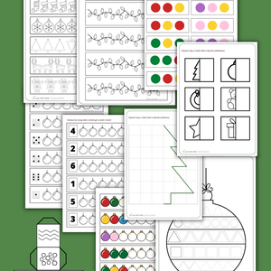 55 oldalnyi karácsonyi fejlesztő játék (nyomtatható) - játék & sport - készségfejlesztő és logikai játék - oktató játékok - Meska.hu