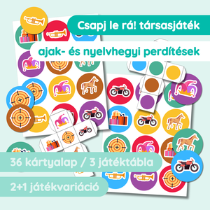 Csapj le rá! ajak- és nyelvhegyi perdítésekkel - játék & sport - készségfejlesztő és logikai játék - oktató játékok - Meska.hu