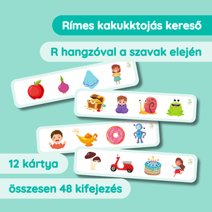 Rímes kakukktojás kereső R hangzóval a szavak elején, Játék & Sport, Készségfejlesztő és Logikai játék, Oktató játékok, Fotó, grafika, rajz, illusztráció, MESKA