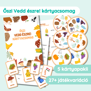 Őszi Vedd észre! kártyacsomag - Meska.hu