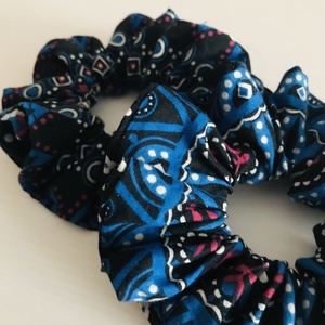 Mintás scrunchie - hajgumi szett - Meska.hu