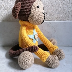 Amigurumi majom - Meska.hu