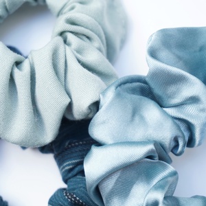 ZERO WASTE scrunchie hajgumik - pala - ruha & divat - hajdísz & hajcsat - hajgumi - Meska.hu