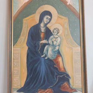 Madonna gyermekével, Művészet, Festmény, Olajfestmény, Festészet, MESKA