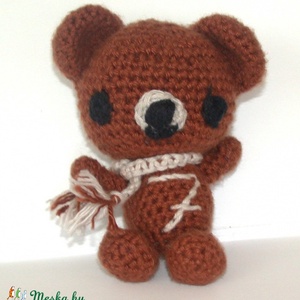 Rendelhető! Füles - Amigurumi horgolt maci, Játék & Sport, Plüssállat & Játékfigura, Maci, Horgolás, Baba-és bábkészítés, MESKA