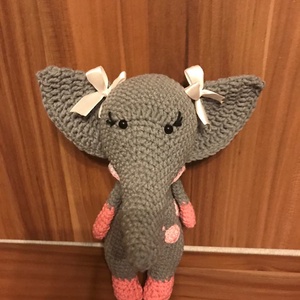 Amigurumi Elefánt, Játék & Sport, Plüssállat & Játékfigura, Elefánt, Horgolás, MESKA