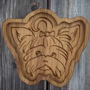 Yorkshire terrier, Otthon & Életmód, Dekoráció, Asztal és polc dekoráció, Dekorációs tál, tartó, , MESKA