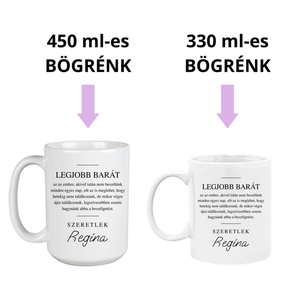 Fényképes bögre legjobb barátnak - otthon & életmód - konyhafelszerelés, tálalás - tálalás - bögre & csésze - Meska.hu