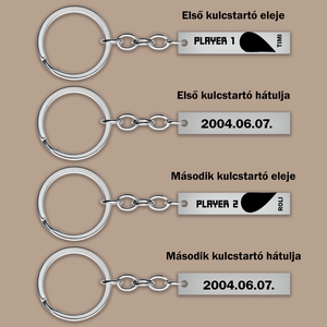 Gamer kulcstartó pároknak - táska & tok - kulcstartó & táskadísz - kulcstartó - Meska.hu