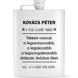 Ballagási ajándék tanároknak  vicces flaska szett - otthon & lakás - konyhafelszerelés, tálalás - flaska, csatos üveg - Meska.hu