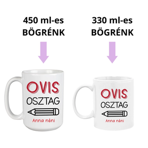 Vicces bögre óvónőknek - otthon & életmód - konyhafelszerelés, tálalás - tálalás - bögre & csésze - Meska.hu