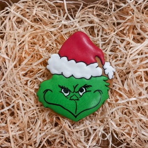 Grinch formájú mézeskalács, Karácsony, Mikulás, Mikulás ajándékok, Mézeskalácssütés, MESKA