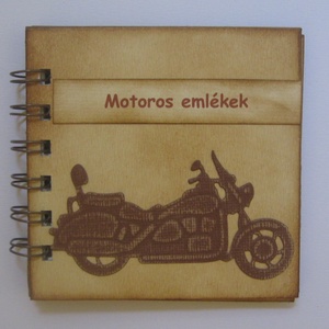 Motoros emlékek -legénybúcsú -  rendezvények - találkozók- versenyek - csoportajándék - emlékmegőrző album - élményírás - otthon & életmód - papír írószer - album & fotóalbum - Meska.hu