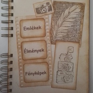 Emlékek - élmények - fényképek - emlékmegőrzőalbum - fényképész -fotósalbum - emlék a jövőnek - születésnap - egyedi 2, Otthon & Életmód, Papír írószer, Album & Fotóalbum, Papírművészet, MESKA