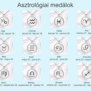 Kos csillagjegy - horoszkópos medál - ékszer - nyaklánc - medálos nyaklánc - Meska.hu