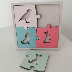 Montessori fa puzzle - játék & sport - puzzle - hagyományos puzzle - Meska.hu