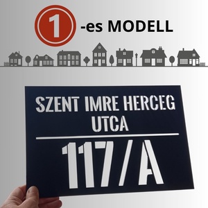  HÁZSZÁMTÁBLA - MODERN DESIGN, Otthon & Lakás, Ház & Kert, Házszám, Mindenmás, MESKA