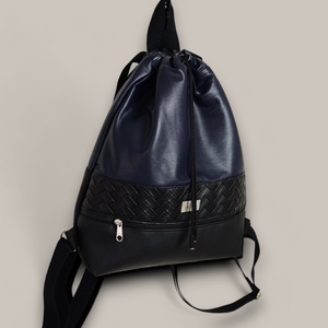 Női táska -gym bag - black navy - Meska.hu