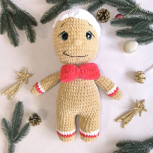 Óriás csillogós Mézike amigurumi figura, Játék & Sport, Plüssállat & Játékfigura, Plüss mesefigurák, Horgolás, MESKA