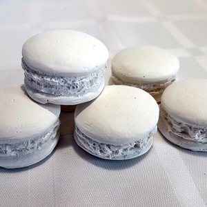 Karácsonyi gipsz macaron - natúr, festetlen - Meska.hu