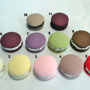 Karácsonyi gipsz macaron - festett - Meska.hu