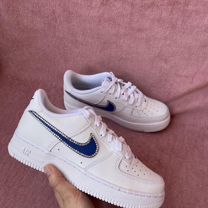 Strasszozott,Nike air force 1 cipő - esküvő - cipő és cipőklipsz - Meska.hu