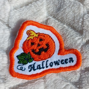 Felvarrható és vasalható Halloween őszi tök - otthon & életmód - dekoráció - halloween - halloweeni jelmez és kiegészítők - Meska.hu