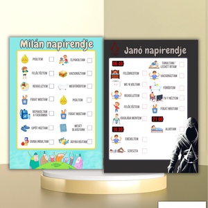 Napirend táblázat , Művészet, Grafika & Illusztráció, Digitális, Fotó, grafika, rajz, illusztráció, MESKA