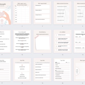 Hálanapló - nyomtatható munkafüzet - otthon & életmód - papír írószer - naptár & tervező - Meska.hu