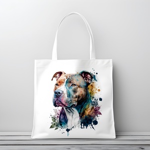 bulldog bevásárló táska, Táska & Tok, Bevásárlás & Shopper táska, Shopper, textiltáska, szatyor, Fotó, grafika, rajz, illusztráció, MESKA