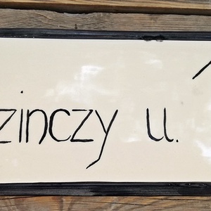 Egyedi  kerámia utca névtábla letisztult-modern - otthon & életmód - ház & kert - házszám - Meska.hu