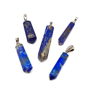 Csúcs medál Lapis lazuli 2,5-5cm, Ékszer, Nyaklánc, Medál, , MESKA