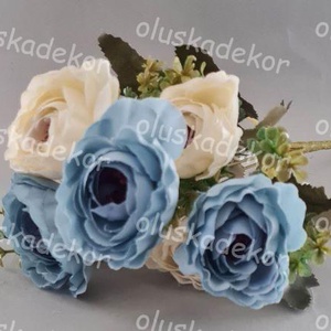 VCS-1026. Peony csokor zölddel több színben - kellékek & szerszámok - dekorációs kellékek - egyéb kellékek - Meska.hu