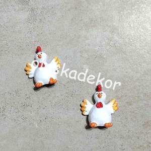 Húsvéti figurák, öntapadós, 3,5cm - kellékek & szerszámok - dekorációs kellékek - egyéb kellékek - Meska.hu