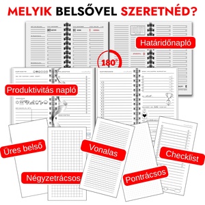 Aranyozott Lótuszvirág 2025 Határidőnapló / Produktivitásnapló Névre Szóló Borítóval + DÍSZDOBOZ + AJÁNDÉK - 02 - otthon & életmód - papír írószer - naptár & tervező - Meska.hu