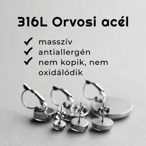 Bicikli nemesacél függő fülbevalók (3 méret) - ékszer - fülbevaló - lógó fülbevaló - Meska.hu