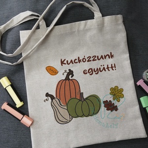 Kuckózzunk együtt - Vászontáska, Táska & Tok, Bevásárlás & Shopper táska, Shopper, textiltáska, szatyor, Mindenmás, MESKA