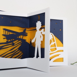 Exupéry: A kis herceg művészkönyv / The Little Prince artists' book - könyv & zene - könyv - Meska.hu