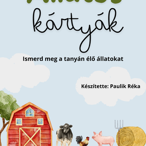 Állatos kártya, Játék & Sport, Táblajáték és Kártyajáték, Kártya, Fotó, grafika, rajz, illusztráció, MESKA