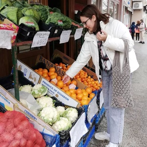 Makramé piaci táska, Táska & Tok, Bevásárlás & Shopper táska, Zöldség/Gyümölcs zsák, Csomózás, MESKA