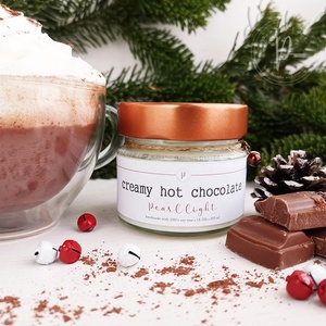 Creamy Hot Chocolate 100 ml, Karácsony, Karácsonyi lakásdekoráció, Karácsonyi illatgyertya, mécses, Gyertya-, mécseskészítés, MESKA