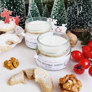 White Christmas Cookies 100 ml - karácsony - karácsonyi lakásdekoráció - karácsonyi illatgyertya, mécses - Meska.hu