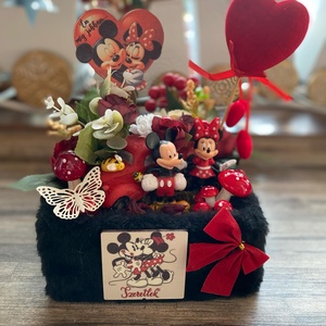 Disney Minnie és Mickey asztal disz  - otthon & életmód - dekoráció - ajtó- és ablak dekoráció - ablakdísz - Meska.hu