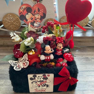 Disney Minnie és Mickey asztal disz  - otthon & életmód - dekoráció - ajtó- és ablak dekoráció - ablakdísz - Meska.hu