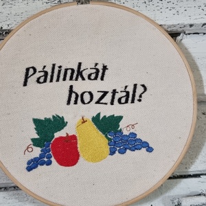 Gépi hímzéssel készült ajtódísz, falidísz - otthon & életmód - dekoráció - ajtó- és ablak dekoráció - ajtódísz & kopogtató - Meska.hu