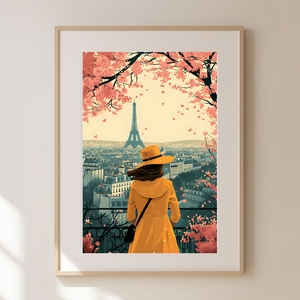 Párizs Varázsa a Falaidon: Travel Poster Falikép, Otthon & Lakás, Dekoráció, Kép & Falikép, Poszter, Fotó, grafika, rajz, illusztráció, MESKA