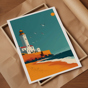 Ébredjen Brighton Varázsában: Travel Poster Falikép - otthon & életmód - dekoráció - kép & falikép - poszter - Meska.hu