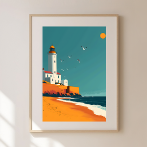 Ébredjen Brighton Varázsában: Travel Poster Falikép, Otthon & Életmód, Dekoráció, Kép & Falikép, Poszter, Fotó, grafika, rajz, illusztráció, MESKA