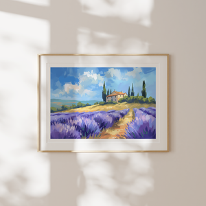 Provence ihletésű Travel Poster falikép, Művészet, Grafika & Illusztráció, Művészi nyomat, Fotó, grafika, rajz, illusztráció, MESKA