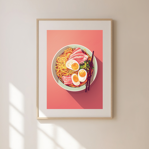  Food Poster falikép  Ramen, Otthon & Lakás, Dekoráció, Kép & Falikép, Poszter, Fotó, grafika, rajz, illusztráció, MESKA